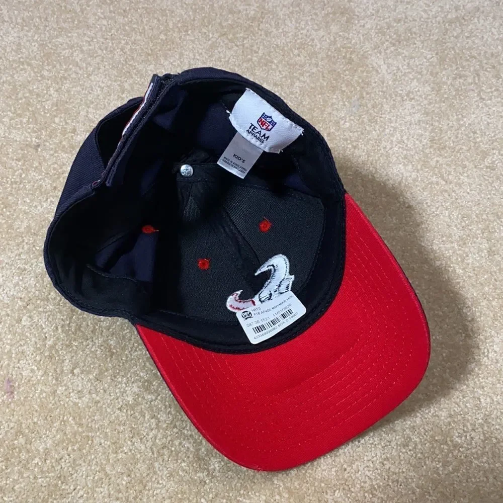 Kids Houston Texan Hat with adjustable Velcro - NEW